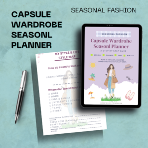 Fashion Ward Board Planner – Visual Style Board & Capsule Wardrobe Organizer for Women